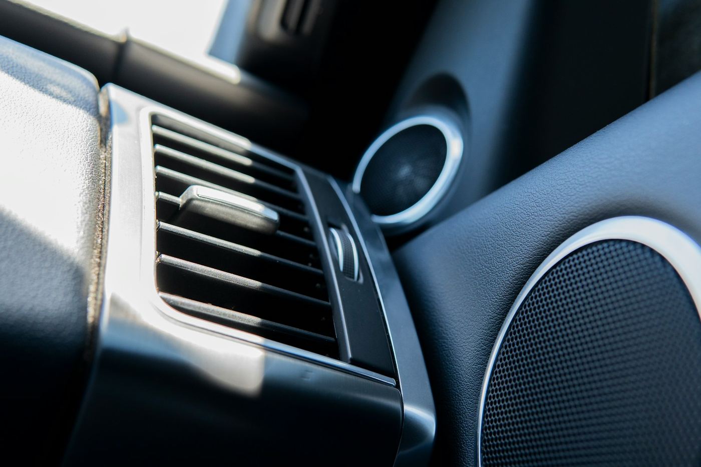 Car door speaker and trim sample